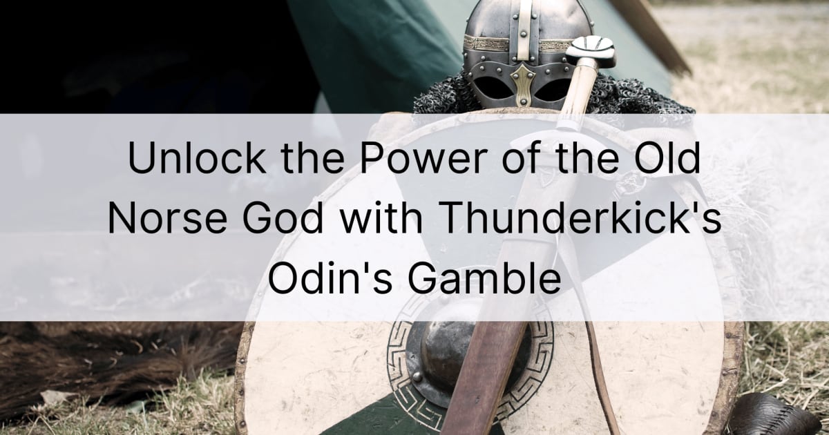 Odblokuj moc staronordyckiego boga z Thunderkick's Odyn's Gamble
