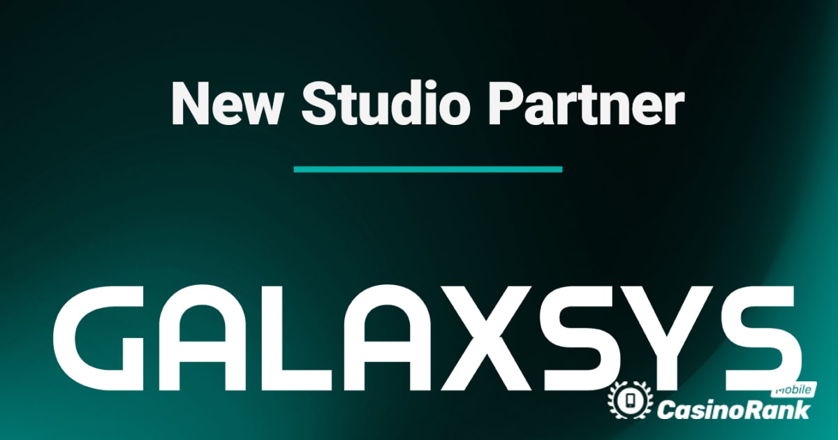 Relax Gaming przedstawia Galaxsys jako swojego partnera „Powered-By”.