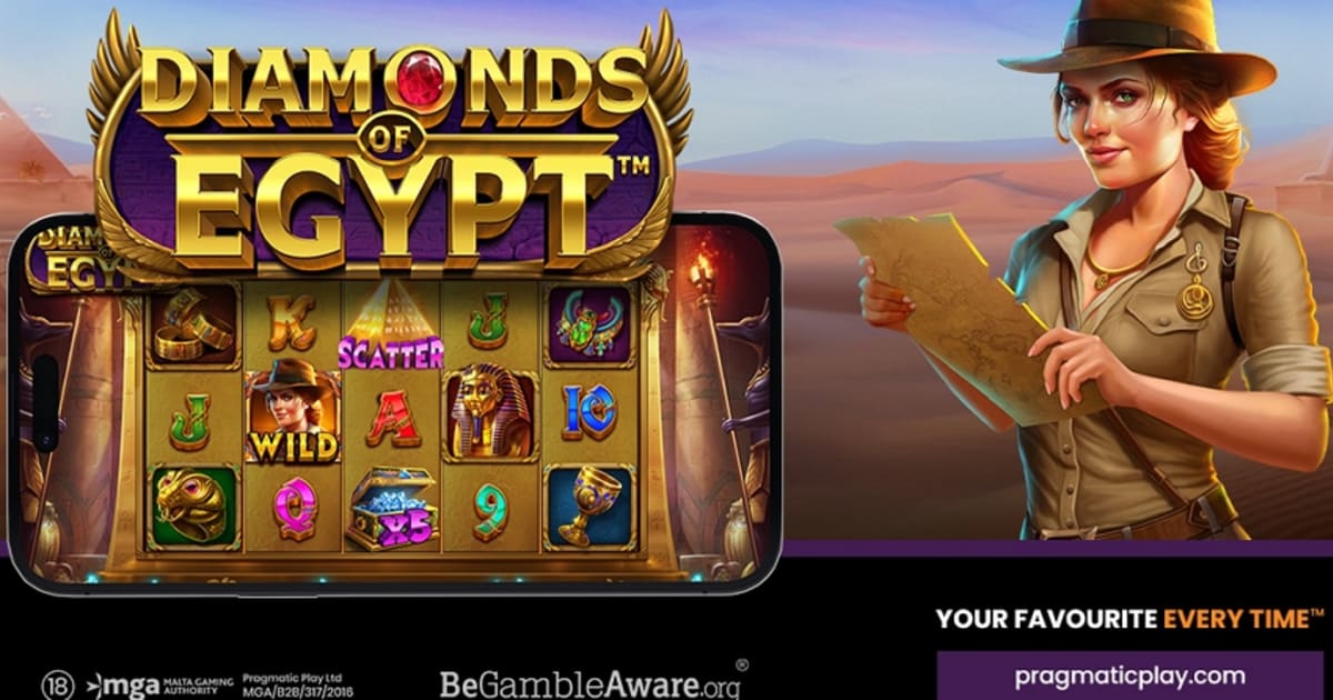 Pragmatyczna gra uruchamia automat Diamonds of Egypt z 4 ekscytującymi jackpotami