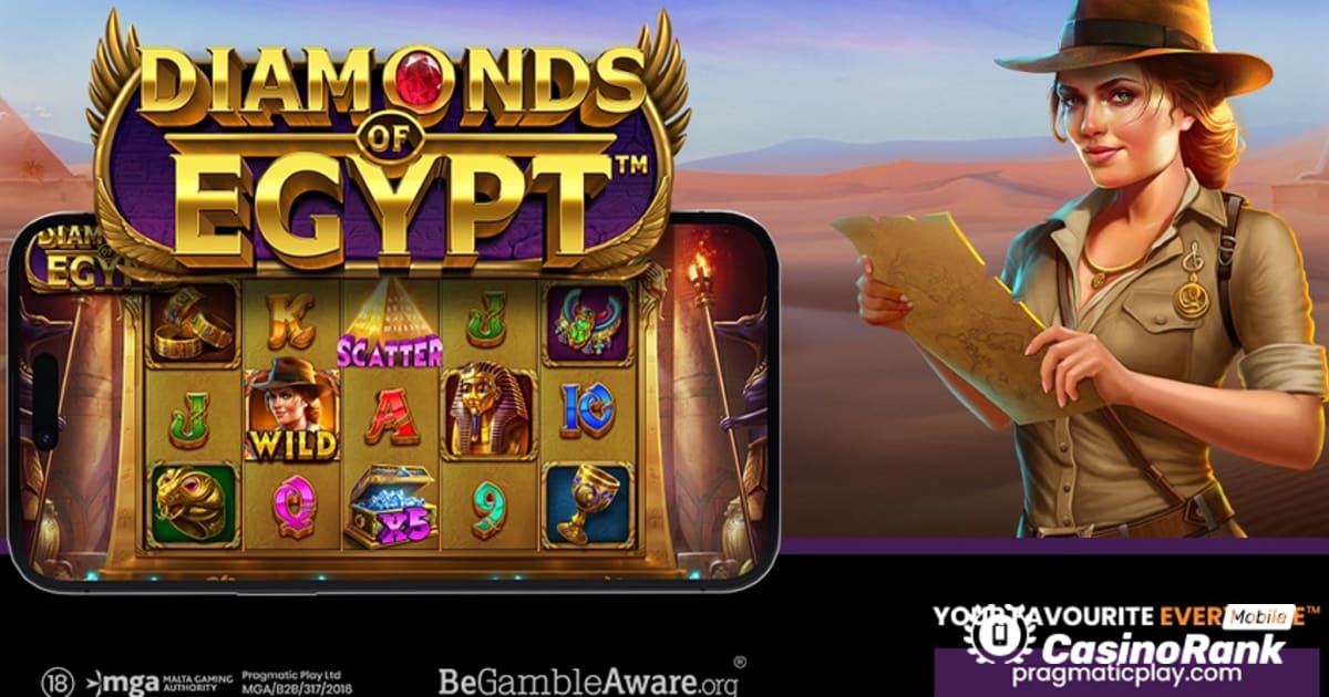 Pragmatyczna gra uruchamia automat Diamonds of Egypt z 4 ekscytującymi jackpotami