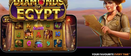Pragmatyczna gra uruchamia automat Diamonds of Egypt z 4 ekscytujÄ…cymi jackpotami
